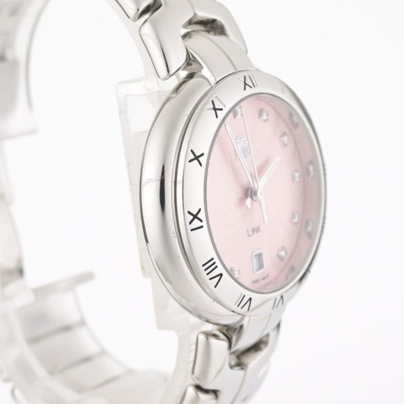 TAG Heuer Link WAT1313.BA0956 35mm Pink Diamond Ladies Watch main image 4